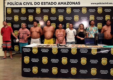 Nove pessoas são presas durante operação em invasões de Manaus