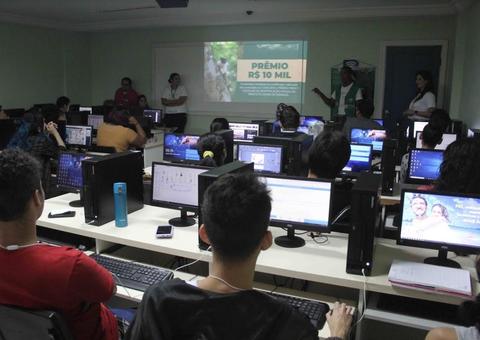 Workshop itinerante divulga concurso-prêmio do sauim-de-manaus