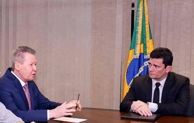 Prefeito Arthur Neto reúne com ministro Sérgio Moro em busca de parcerias para Manaus