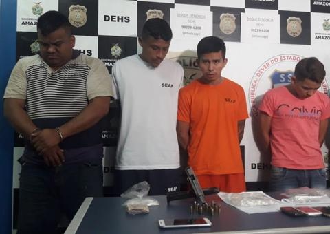 Integrantes do Comando Vermelho são presos por cometer diversos homicídios em Manaus