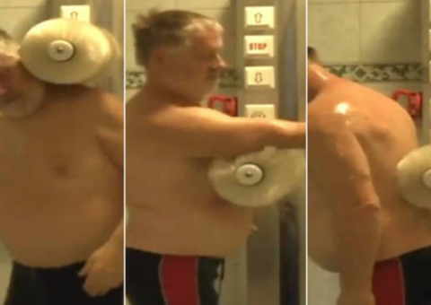 Homem inventa lava jato para humanos 