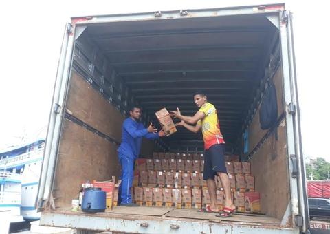 3 mil caixas de bebidas vindas do Pará são apreendidas em porto de Manaus