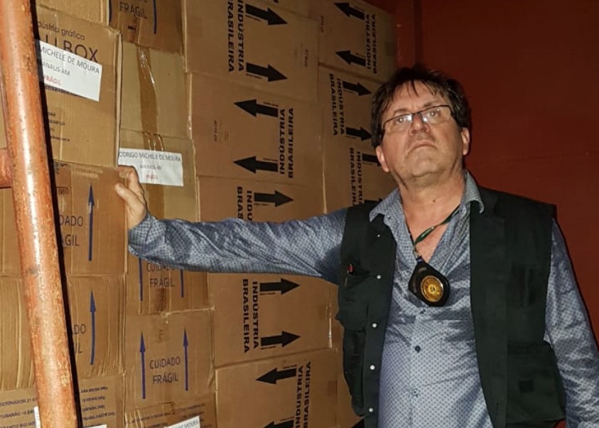 75 mil maços de cigarros vindos do Pará são apreendidos no Porto de Manaus 