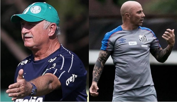 Felipão e Sampaoli disputam a liderança do Brasileiro