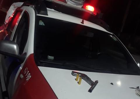 Em Manaus, casal é preso com arma caseira dentro de ônibus