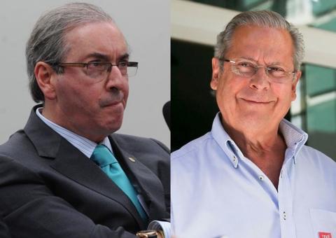 Zé Dirceu e Eduardo Cunha dividem cela na prisão da Lava Jato