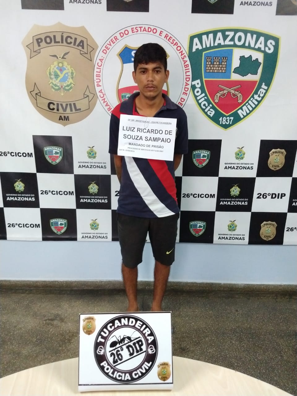 Em Manaus, polícia prende homem suspeito de roubo ocorrido em 2016 