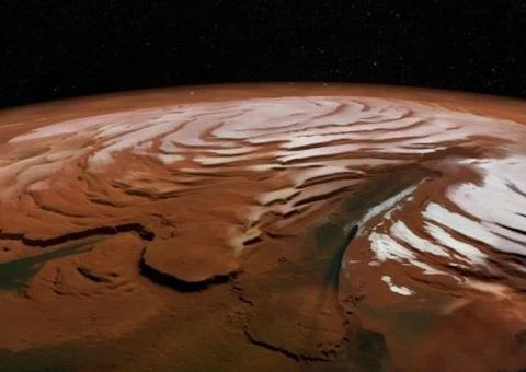 Cientistas creem ter encontrado um novo reservatório de água congelada em Marte 