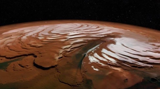 Cientistas creem ter encontrado um novo reservatório de água congelada em Marte 