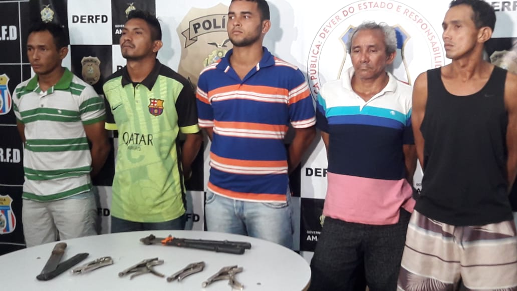 Grupo suspeito de roubar carga de TV's avaliada em R$ 400 mil é preso em Manaus