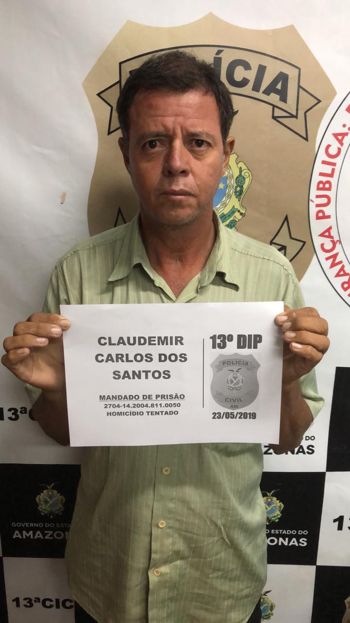  Polícia prende em Manaus foragido da Justiça do estado de Mato Grosso