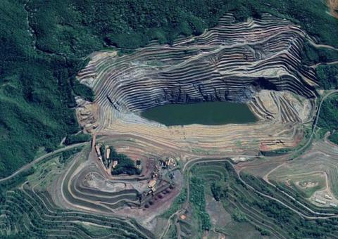 Defesa Civil monitora movimento de talude em mina de Barão de Cocais