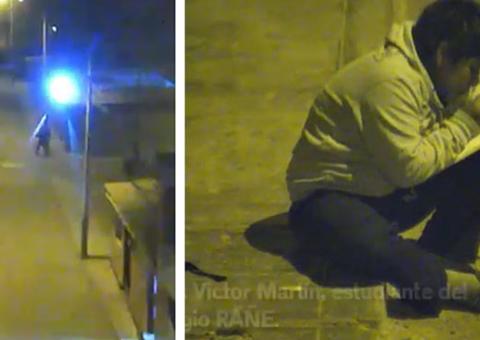 Milionário dará casa a menino que estuda na rua por falta de luz