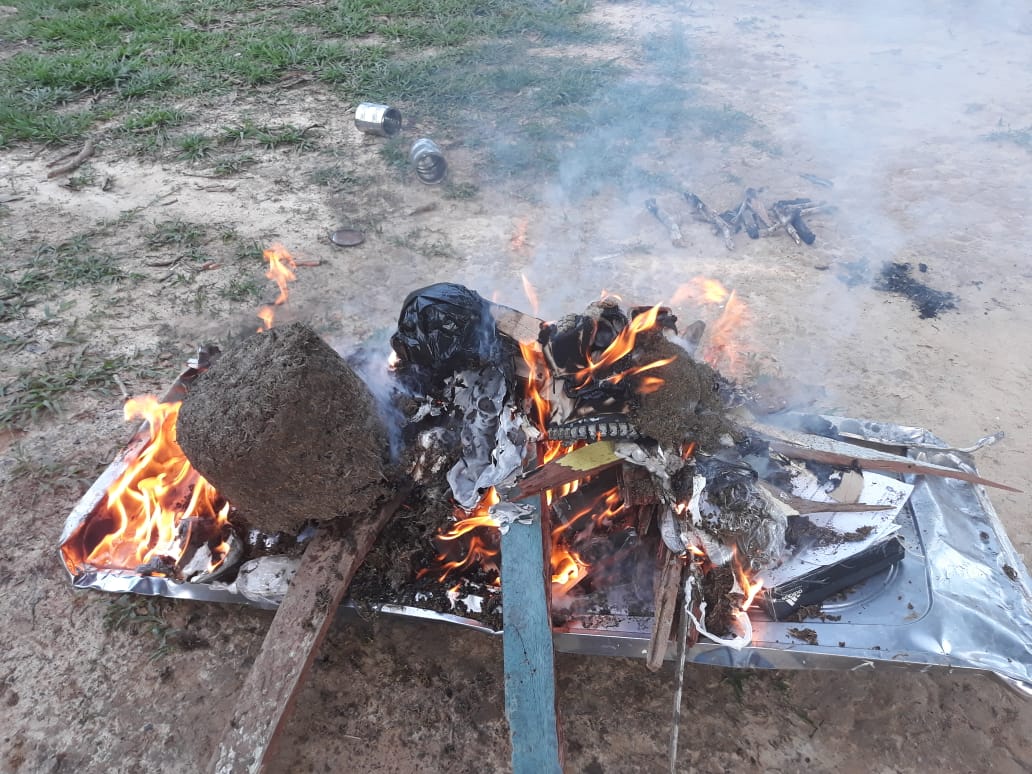 Polícia incinera 8,5 kg de drogas apreendidos durante operações no Amazonas 