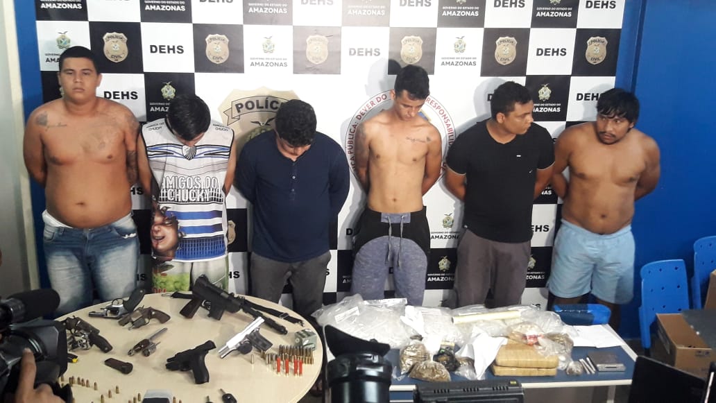 Suspeito de ordenar 20 mortes, braço direito da FDN e comparsas são presos em Manaus
