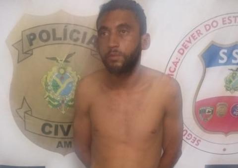 Detento do semiaberto é preso suspeito de agredir mãe e irmã em Manaus
