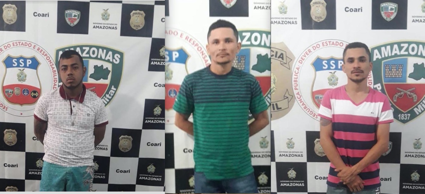 Polícia prende trio de piratas de rio durante operação no Amazonas 