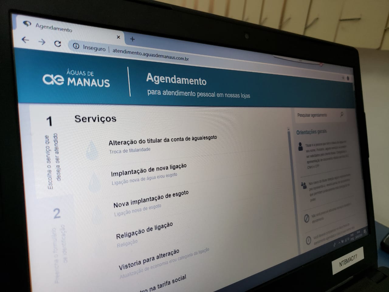 Clientes da Águas de Manaus já podem agendar dia e hora para serem atendidos 