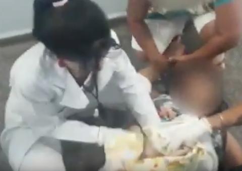 Hospital se pronuncia sobre vídeo de grávida em trabalho de parto no chão no Amazonas 
