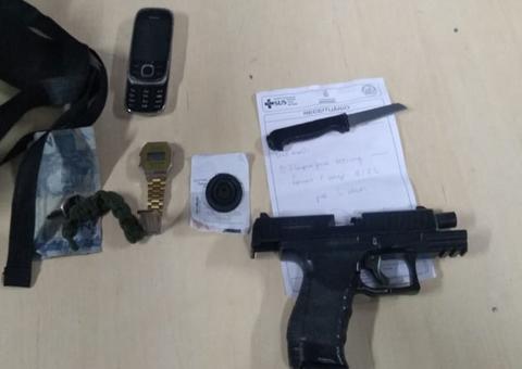 Homem é preso após roubar pedestres com arma de brinquedo na frente de shopping em Manaus 