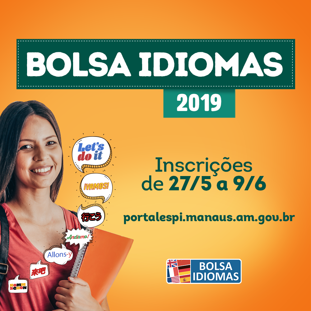 Bolsa Idiomas 2019: Um mundo de possibilidade para quem busca oportunidades!