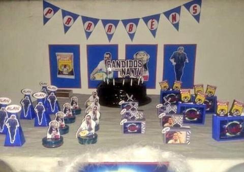 Sucesso, série ‘Bandidos na TV’ vira tema de aniversário em Manaus