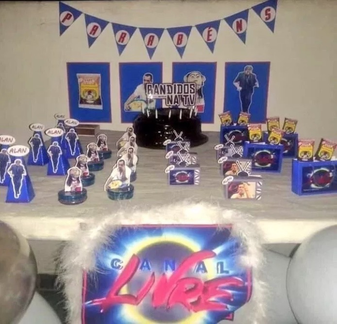 Sucesso, série ‘Bandidos na TV’ vira tema de aniversário em Manaus