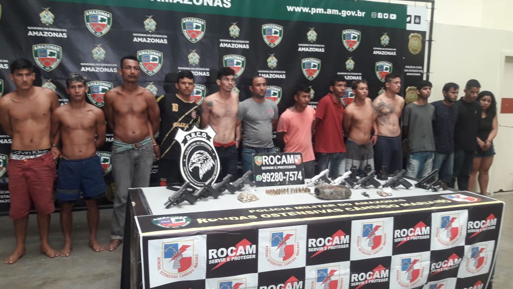 Bando é preso enquanto se preparava para confrontar facção rival em Manaus