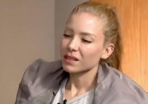 SBT expõe reações de Najila nos bastidores de entrevista sobre caso Neymar