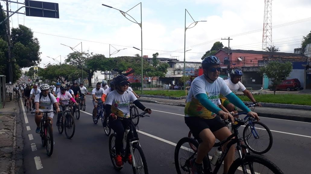 Passeio ciclístico reúne 500 participantes neste domingo em Manaus
