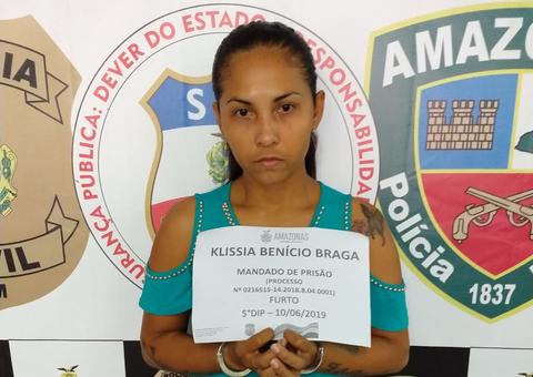 Mulher é condenada a mais de três anos de prisão por furtos em Manaus 