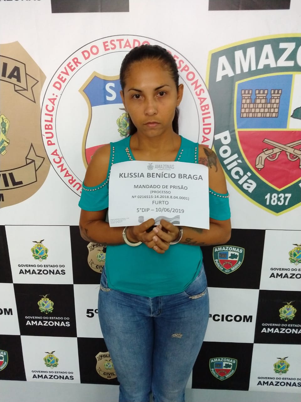 Mulher é condenada a mais de três anos de prisão por furtos em Manaus 