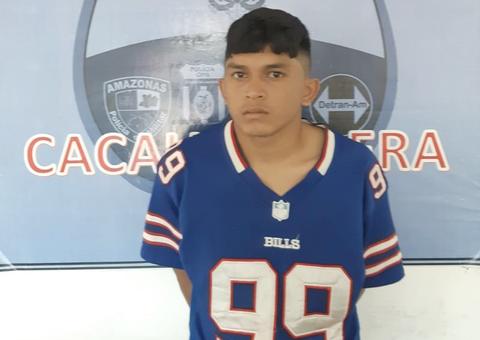 Homem suspeito de tentar matar policial para roubar moto é preso no Amazonas 