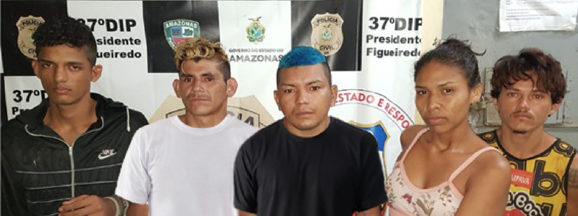 Grupo é preso com veículo roubado, armas e drogas no Amazonas