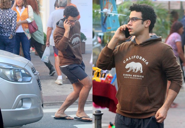 Sérgio Malheiros quase é atropelado por carro enquanto falava ao celular