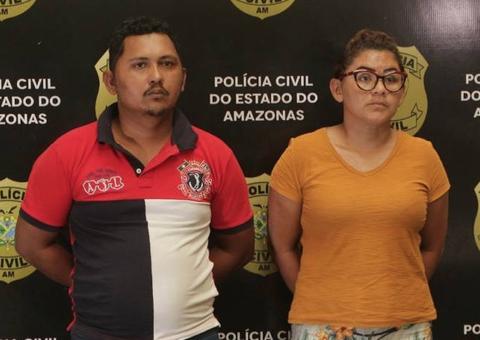 Dupla é presa suspeita de integrar facção criminosa e liderar tráfico de drogas em Manaus