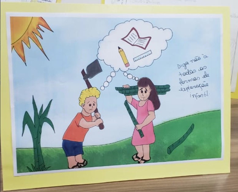 Adolescente de Manaus ganha concurso nacional de desenhos sobre trabalho infantil