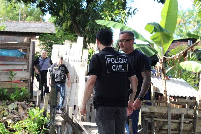 Polícia faz varredura em área do tráfico na zona Leste de Manaus 
