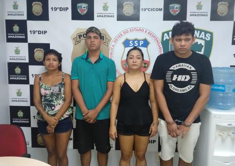 Grupo suspeito de tentar matar jovem a tiros  é preso em Manaus 