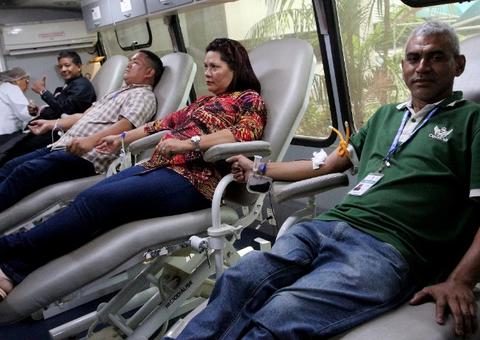 Vampirão coleta mais de 50 doações de sangue na Câmara Municipal de Manaus