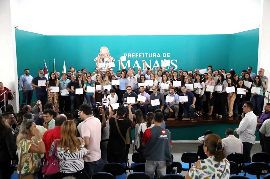 Servidores da Manaus Previdência recebem homenagem por 1º lugar em Responsabilidade Previdenciária