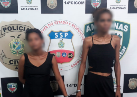 Jovens são detidas suspeitas de furtar residência em Manaus 