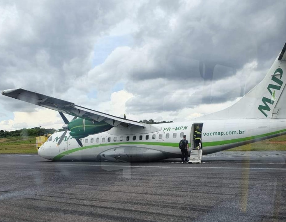 Aeroporto de Manaus é fechado após acidente com avião
