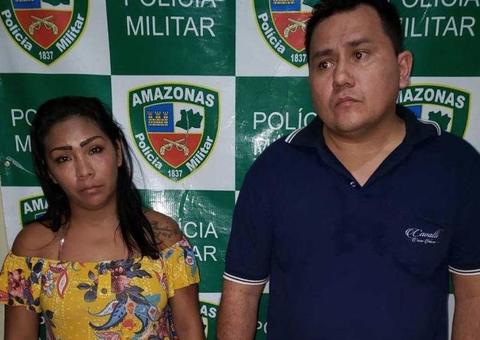Casal tenta fugir da polícia mas é preso com drogas em Manaus