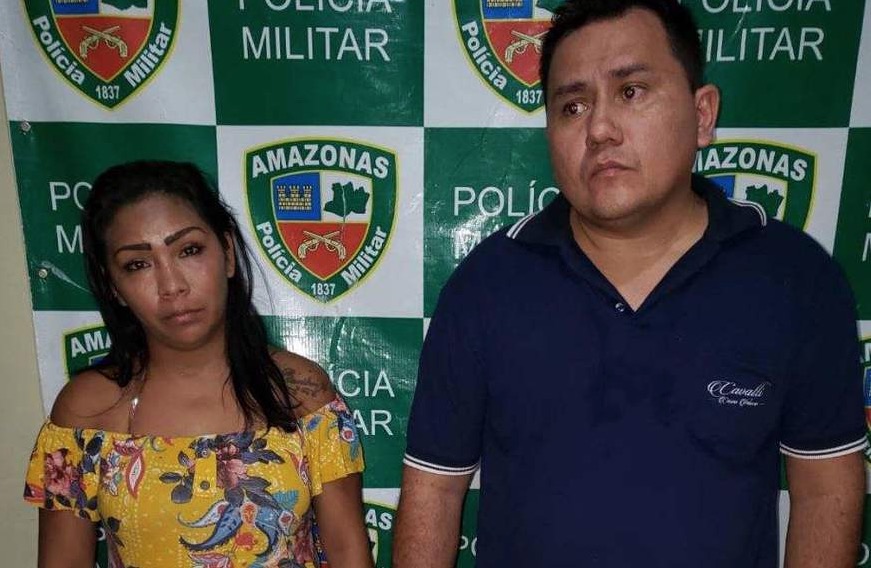 Casal tenta fugir da polícia mas é preso com drogas em Manaus