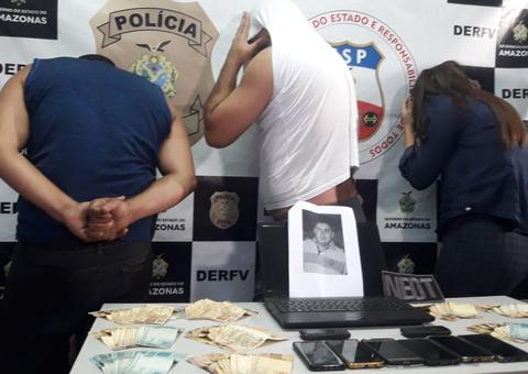 Quatro pessoas são presas suspeitas de desmanchar veículos ilegalmente em Manaus 