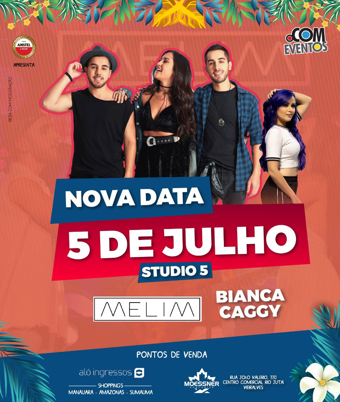 Após cancelamento, Melim se apresenta em Manaus em julho