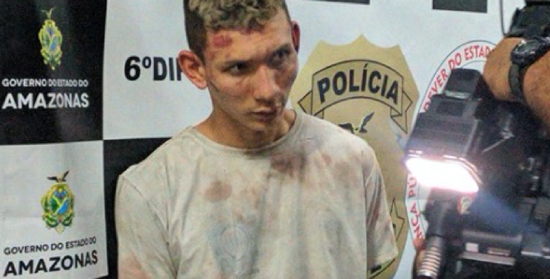 Em Manaus, homem é espancado por populares suspeito de furtar materiais de loja avaliado em R$50 mil 