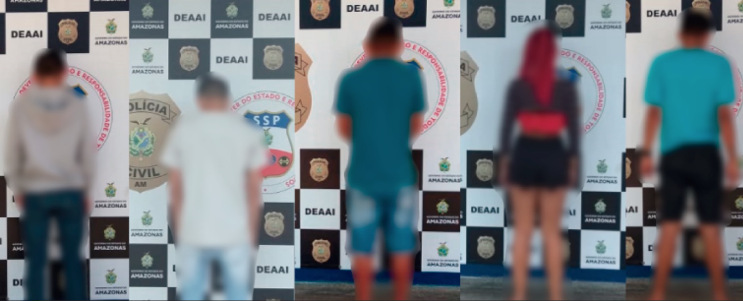 Cinco jovens são apreendidos durante operação em Manaus
