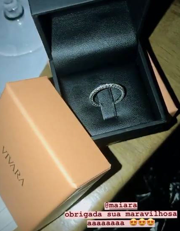 Filha de Fernando Zor ganha presente luxuoso de Maiara 
